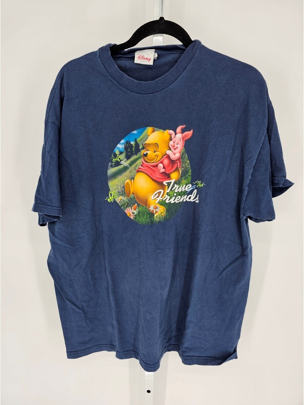 Vintage Y2K Disney Store Womens Sz XL Short Sleeve T Shirt Winnie the Pooh